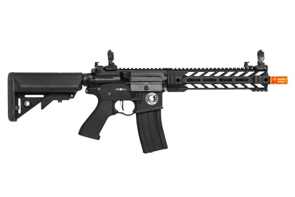 Lancer Tactical ProLine ETC & Full Metal Battlehawk 10" Carbine AEG Airsoft Rifle ( Black / High FPS )