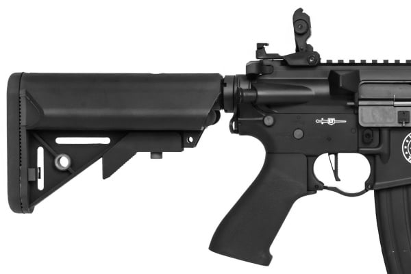 Lancer Tactical ProLine ETC & Full Metal Battlehawk 10" Carbine AEG Airsoft Rifle ( Black / High FPS )