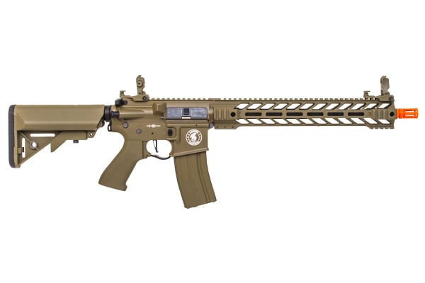 Lancer Tactical Battlehawk 14" Carbine ProLine ETC & Full Metal AEG Airsoft Rifle ( Tan / High FPS )