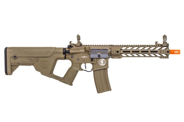 Lancer Tactical LT-34 Enforcer M4 BattleHawk ProLine ETC & Full Metal AEG Airsoft Rifle ( Tan / High FPS )