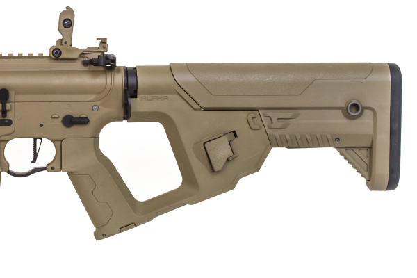 Lancer Tactical LT-34 Enforcer M4 BattleHawk ProLine ETC & Full Metal AEG Airsoft Rifle ( Tan / High FPS )