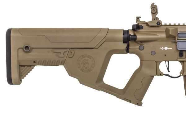 Lancer Tactical LT-34 Enforcer M4 BattleHawk ProLine ETC & Full Metal AEG Airsoft Rifle ( Tan / High FPS )