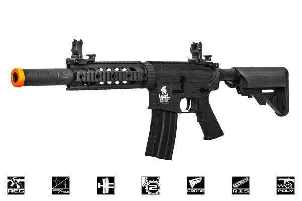 Lancer Tactical LT15B-G2 Gen 2 M4 SD Carbine AEG Airsoft Rifle ( Black )