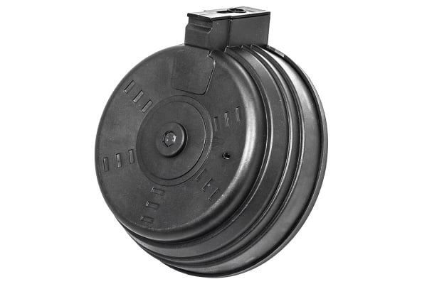 Sentinel Gears Auto Winding AK 3500 rd. AEG High Capacity Electric Drum Magazine ( Black )