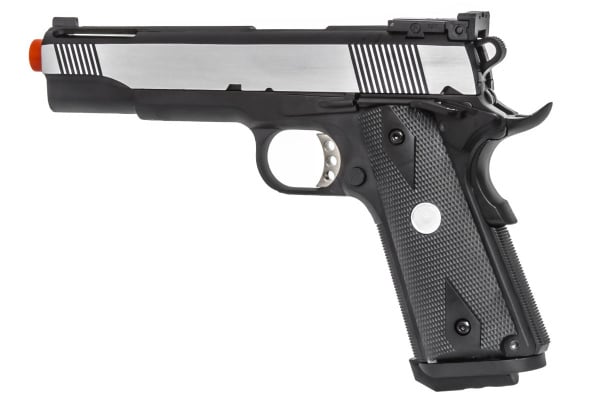 Army Armament Full Metal R30-Y 1911 Gas Blowback Airsoft Pistol ( Black / Silver )