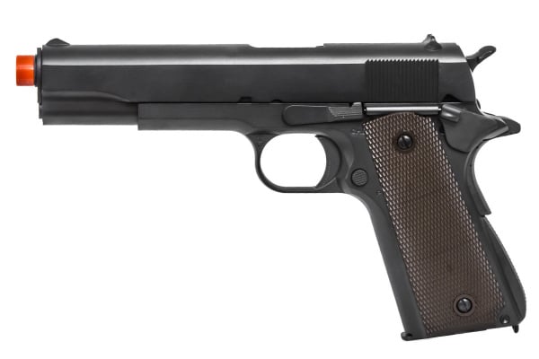 Army Armament Full Metal R31 1911 Gas Blowback Airsoft Pistol With Imitation Wood Grips ( Black )