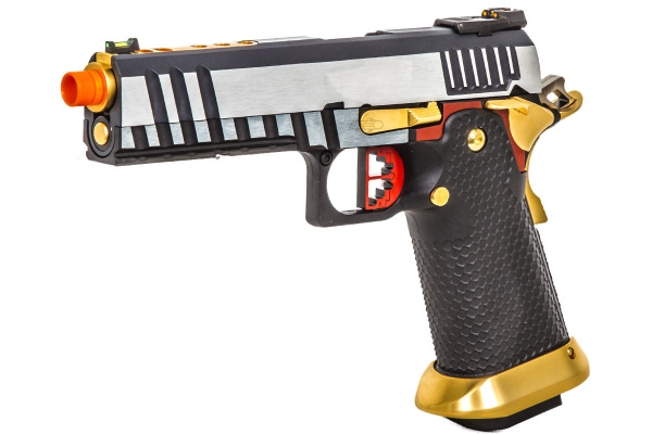 AW Custom "Competitor" GBB Airsoft Pistol ( Black / Gold )