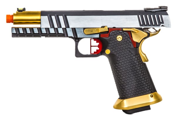 AW Custom "Competitor" GBB Airsoft Pistol ( Black / Gold )