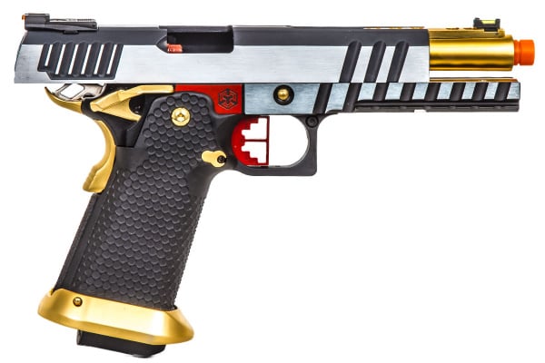 AW Custom "Competitor" GBB Airsoft Pistol ( Black / Gold )