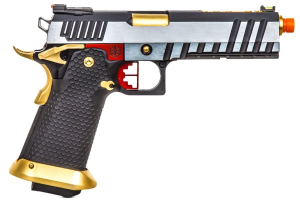 AW Custom "Competitor" GBB Airsoft Pistol ( Black / Gold )