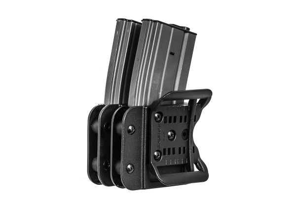 Blade-Tech Industries Revolution AR-15 Double Stacked Magazine Pouch w/ ASR ( Black / Left Hand )