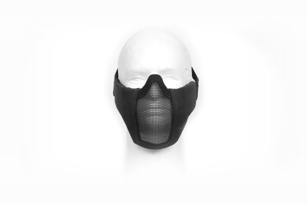 Bravo Airsoft Tactical Gear V.3 Strike Metal Mesh Face Mask ( Black )