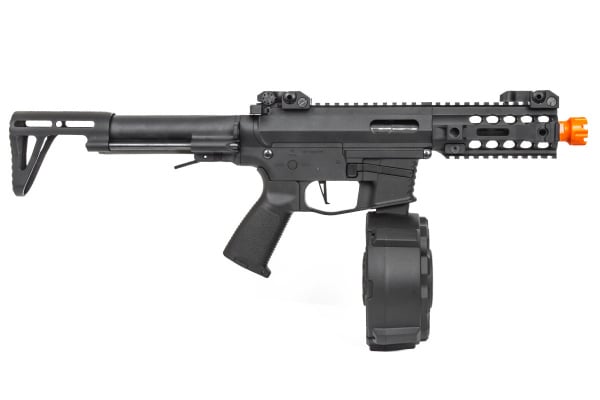 Classic Army ECS PXG 9 AEG Airsoft SMG w/ Auto Drum ( Black )