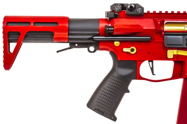 Classic Army Limited Edition Nemesis X9 AEG Airsoft SMG ( Red / Gold )