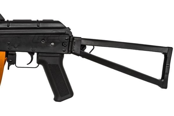 Classic Army AK74U Carbine AEG Airsoft Rifle ( Black / Wood )