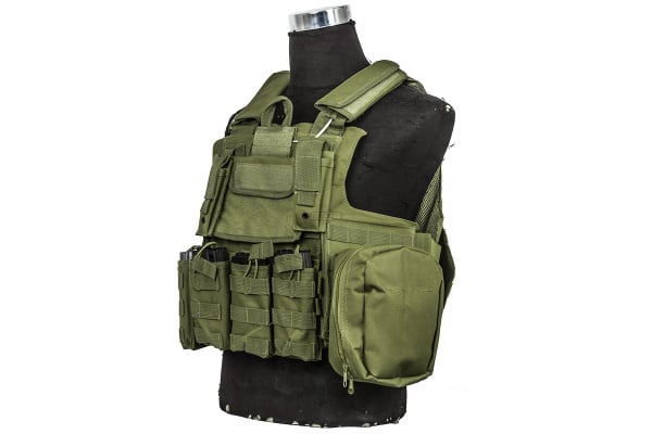 Defcon 900 Denier Complete CFR Plate Carrier ( OD Green )