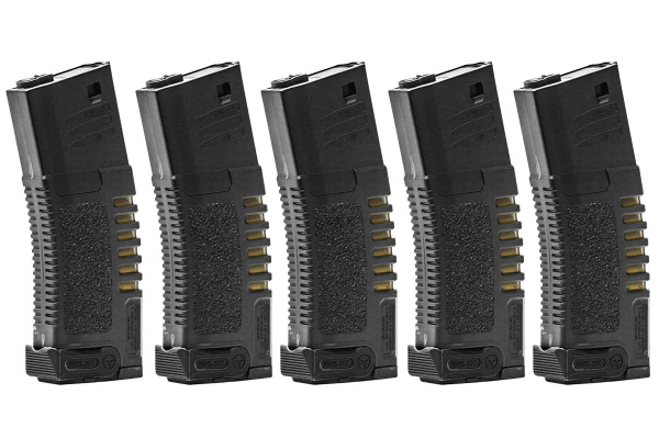 Elite Force Amoeba AM4 Hi Capacity Magazine 5 Pack ( Black )