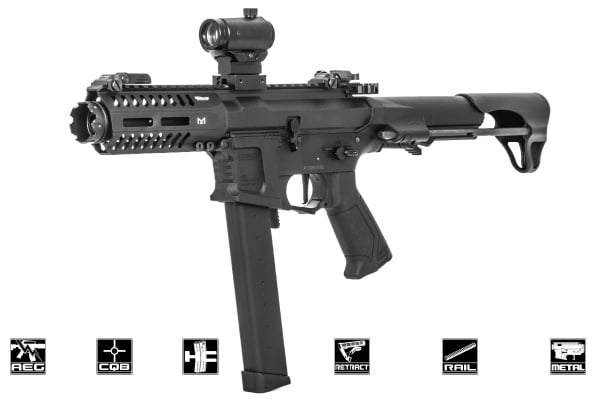 G&G CM16 ARP9 CQB AEG Carbine Airsoft Rifle ( Black )