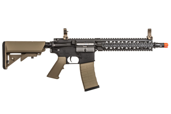 G&G Combat Machine CM18 Mod 1 M4 Carbine AEG Airsoft Rifle ( Black / Tan )