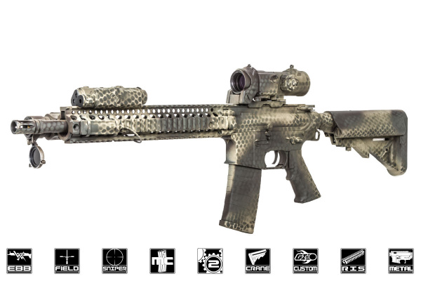 Airsoft GI Custom Block II M4 ERG AEG Airsoft Rifle