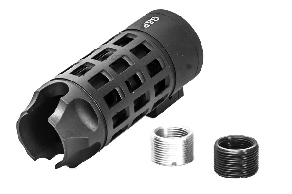 G&P Extended Iron Bars Flash Hider for TM M16 14mm ( Black )