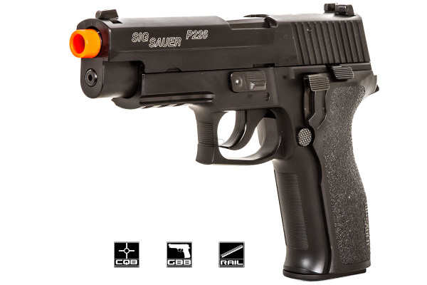 SIG P226 E2 GBB Airsoft Pistol Licensed by Cybergun