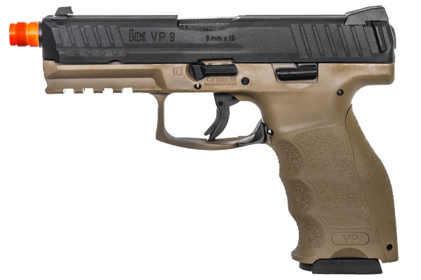 H&K VP9 TAC GBB Pistol Airsoft Pistol ( Black / Dark Earth )