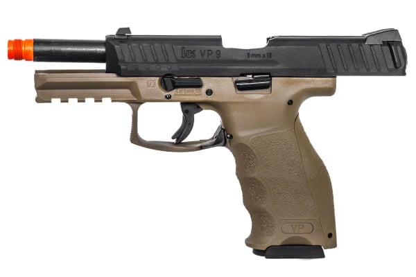 H&K VP9 TAC GBB Pistol Airsoft Pistol ( Black / Dark Earth )