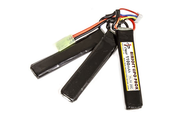 I Power 11.1v 1100mAh 3s 20c LiPO Tri-panel Pack Battery