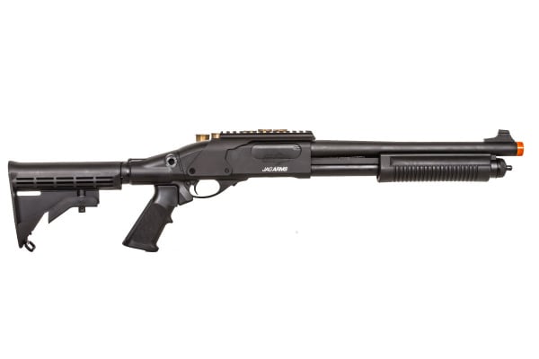 JAG Arms Scattergun TSS Gas Airsoft Shotgun ( Black )