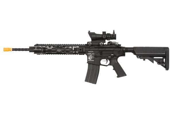 Knight's Armament SR-16 M4A1 Carbine AEG Airsoft Rifle by G&P ( Black )