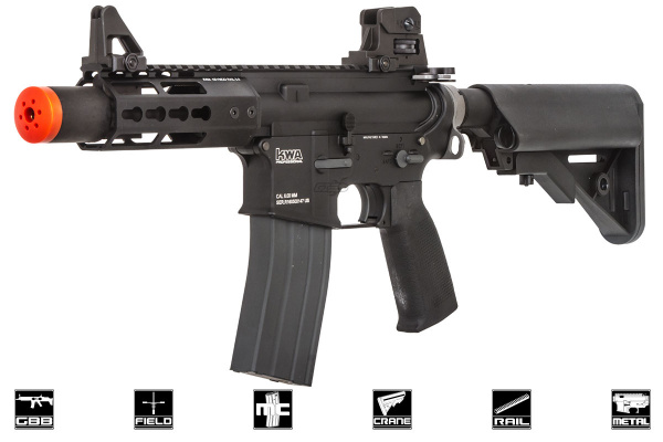 KWA LM4 KR5 Keymod M4 Carbine GBBR Airsoft Rifle ( Black )