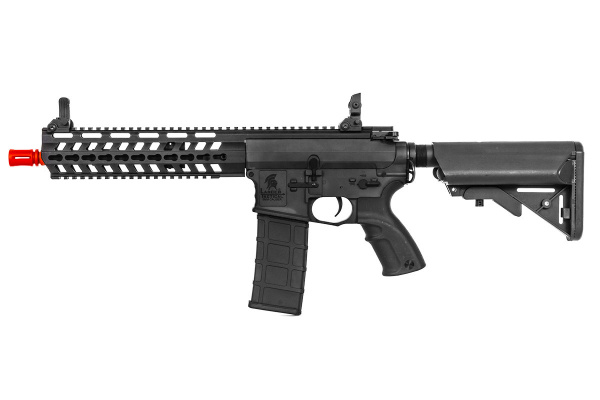 Lancer Tactical 10.5" Rapid Deployment M4 Carbine AEG Airsoft Rifle ( Black )