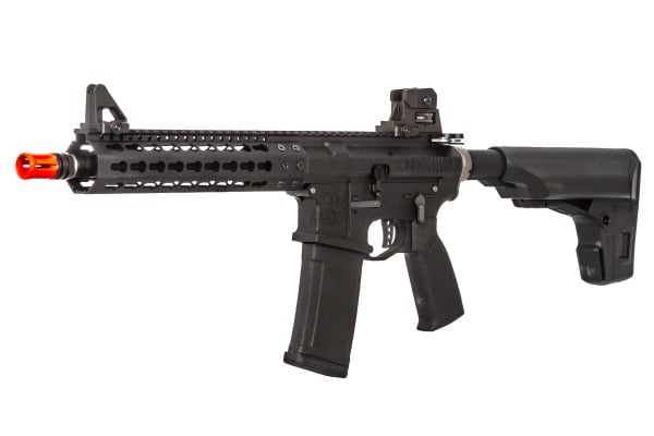 PTS Mega Arms MKM AR-15 10.5 CQB GBB Airsoft Rifle ( Black )