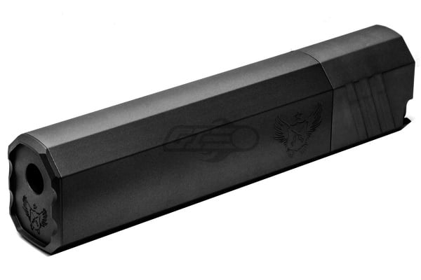 SilencerCo Osprey 9mm Mock Suppressor Barrel Extension ( Black , 14mm CW )