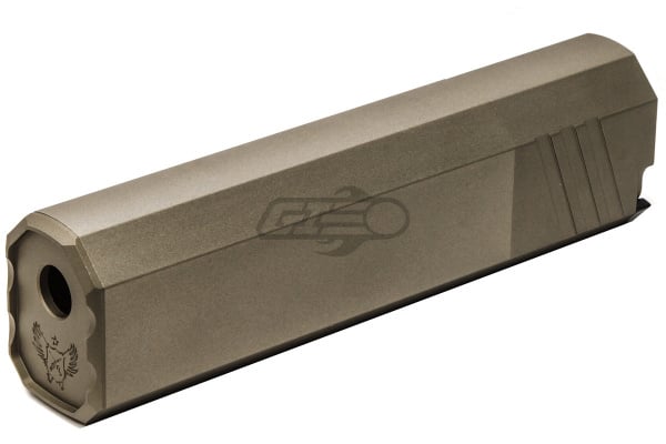 SilencerCo Osprey 45-K Mock Suppressor Barrel Extension ( FDE , 14mm CW )