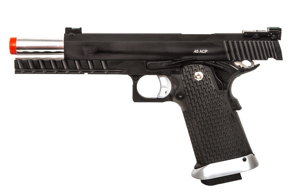 SPARTAN STS-6 6" Xcelerator GBB Airsoft Pistol ( Black )