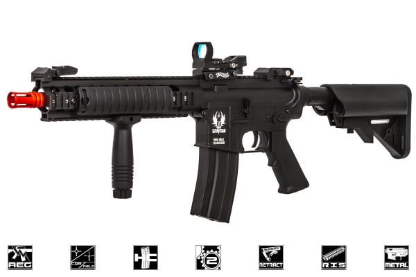 Spartan Delta SX18 M4 Mod Carbine AEG Airsoft Rifle ( Black )