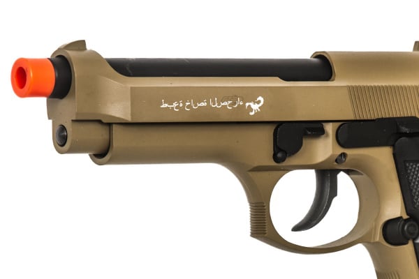 SRC M9 Semi Auto Gas Blowback Airsoft Pistol ( Tan )