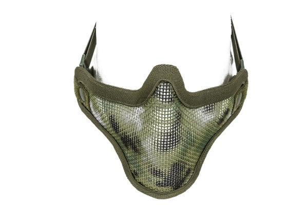 Emerson Tactical Double Strap Version Metal Mesh Half Mask ( Jungle Digital )