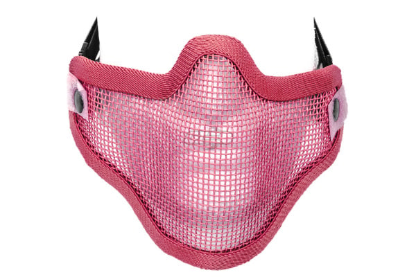 Emerson Tactical Double Strap Version Metal Mesh Half Mask ( Pink )