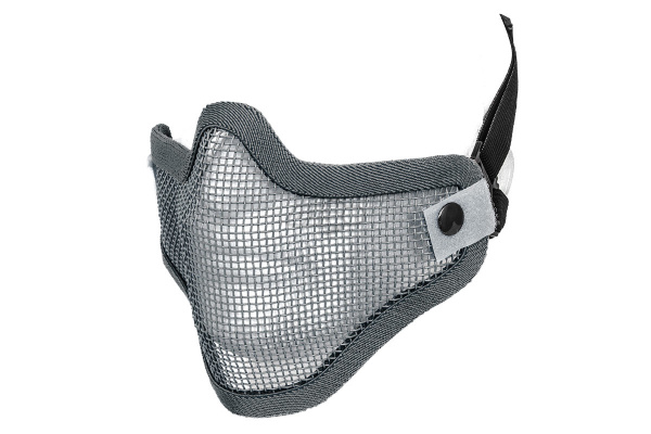 Emerson Tactical Double Strap Version Metal Mesh Half Mask ( Gray )