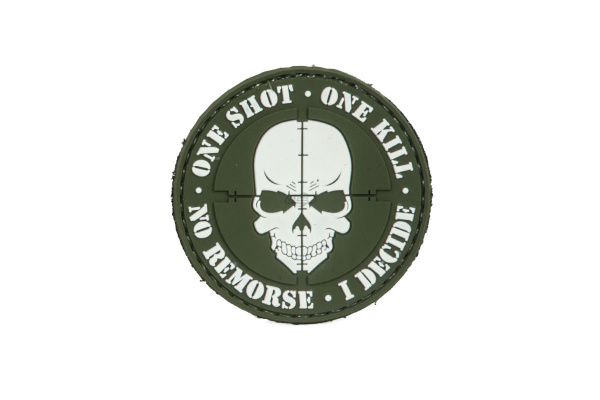 Tac 9 Industries One Shot One Kill PVC Patch ( OD Green )