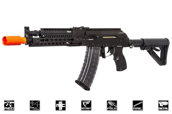 G&G RK74 E KeyMod AK Carbine AEG Airsoft Rifle ( Black )