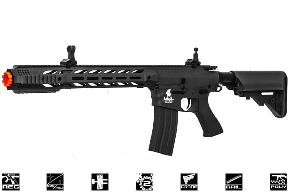 Lancer Tactical LT25B Interceptor SPR M4 Carbine AEG Airsoft Rifle ( Option )