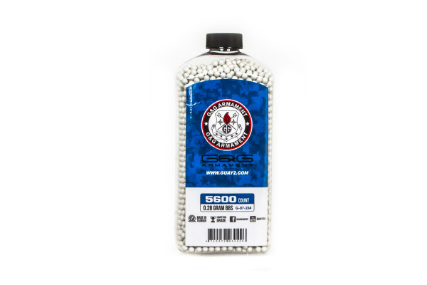 G&G Competition Grade .28g 5600 ct. BBs ( White )