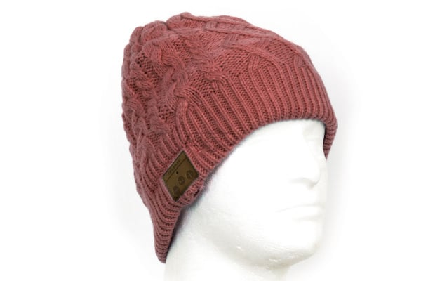 Tenergy Bluetooth Beanie Braided Cable Knit ( Spicy Mustard )