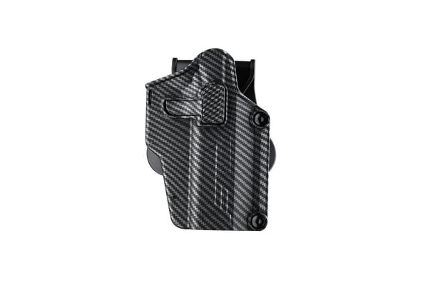 Amomax Multi-Fit Right Handed Tactical Holster ( Carbon Fiber / Black )