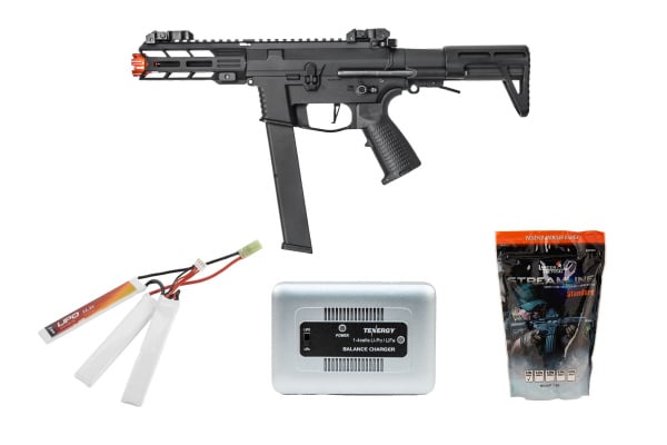 Classic Army Package #9 ft. Nemesis X9 AEG Airsoft Gun SMG ( Black )