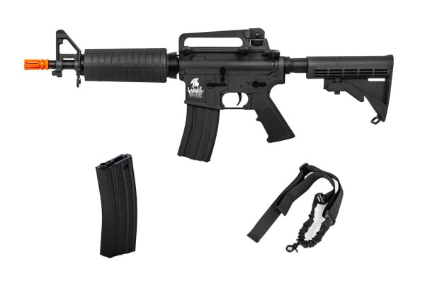 Combat Load Package #10 ft. Lancer Tactical LT01B Gen 2 M4 M933 AEG Airsoft Rifle ( Black )